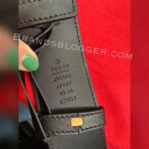 fake gucci belt new serial code check|Gucci belt identification.